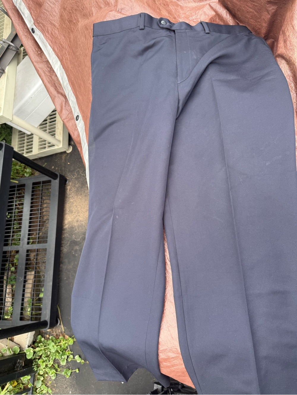 Men's 38x30 Croft and barrow  Navy Dress Pants